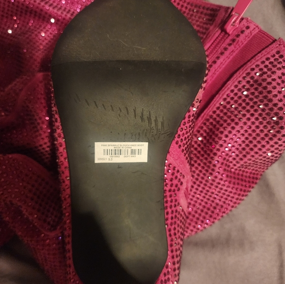 Rhinestone slouchy boots - Picture 2 of 4